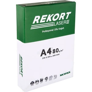 Rekort A4 Fotokopi Kağıdı 80 Gr. 500 Lü 1 Paket