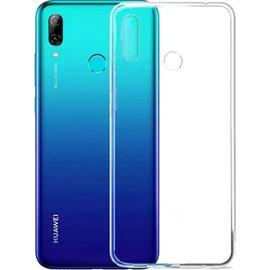 Huawei P Smart 2019 Kamera Korumalı Şeffaf Silikon Kılıf