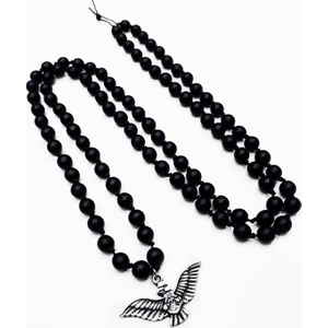 Albatros Kuşu Tasarım Oniks Doğal Taş Erkek Kolye