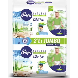 Külot Bebek Bezi 3 Beden Midi 68 Adet Bez 4 - 9 kg