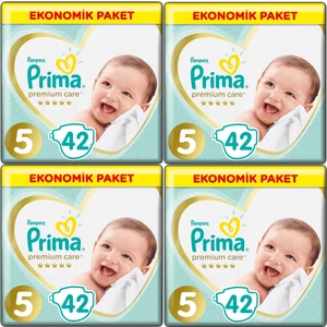 Premium Care 5 Numara 42 x 4=168 Adet Bebek Bezi