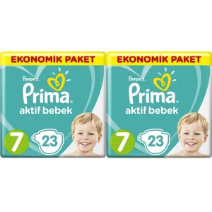 Aktif Bebek Ekonomik Paket 7 Numara 23 x 2=46 Adet Bez