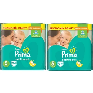 Aktif Bebek Ekonomik Paket 5 Numara 30 x 2=60 Adet Bez