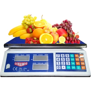 Terazi Bakkal Manav Market ve Pazarcı Tartıcı Max.40 Kg 2.Gr Hassasiyet