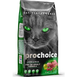Prochoice Pro 36 Kuzu Ve Pirinçli Yetişkin Kedi Kuru Mama 2Kg