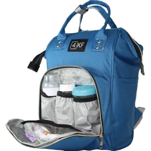 Anne Bebek Bakım Sırt Çantası Fonksiyonel Su Geçirmez Çanta Mavi