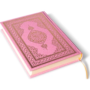 Kuranı Kerim Orta Boy 2 Renk Pembe Kapak