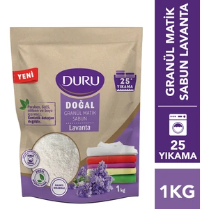 Doğal Granül Matik Sabun Lavanta 1 kg 25 Yıkama