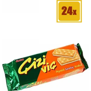 Çiziviç Peynirli Sandviç Kraker 90 gr 24'lü Set