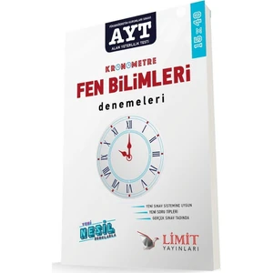 Limit Yayınları AYT Kronometre Fen Bilimleri Denemeleri