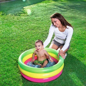 Şişme Havuz Bebekler Için 70 cm Çapı Şişme Taban BW51128