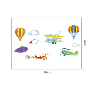 Color Casa Uçan Balon Erkek Kiz Çocuk Bebek Odasi Sti̇cker