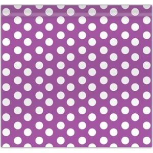 Bursa Pazarı  Hediye Paketi 20 x 20 cm Mor Puantiyeli - 25'li