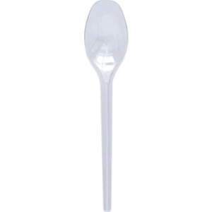 CHS Şeffaf Plastik Sup Kaşık  - 100'lü