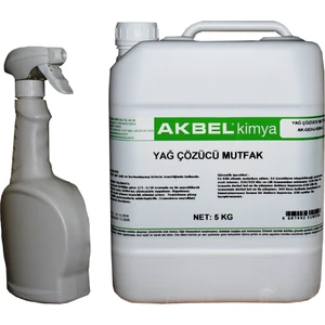 Akbel Yağ Çözücü Mutfak 5 KG+UYGULAMA SPREYİ