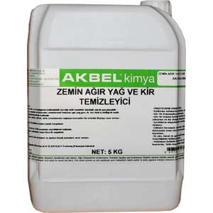 AKBEL ZEMİN AĞIR YAĞ VE KİR TEMİZLEYİCİ MANUEL KULLANIM 5 KG
