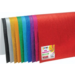 Simli Fon Kartonu 50X70 Cm Pembe