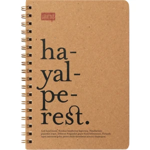 Lugat365 17*24 100Yp.Noktalı Defter-Hayalperest