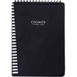 Cosmos A6 Üstten Spr.40 Yp.Siyah Defter
