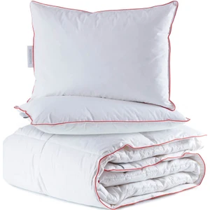 %100 Kaz Tüyü Dolgulu Çift Kişilik Yastık Yorgan Seti - Alegra Serisi