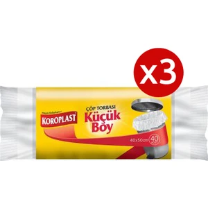 Çöp Torbası 40X50CM Küçük Boy x 3 Adet