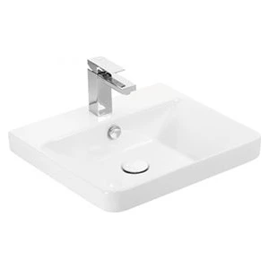 Luxury 50 cm Konsollu Lavabo Beyaz Renk