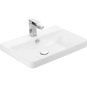 Luxury 60 cm Konsollu Lavabo Beyaz Renk