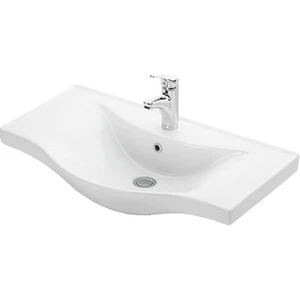 Basic 80 cm Konsollu Lavabo Beyaz