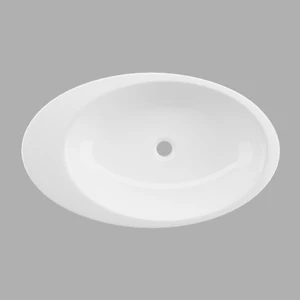 Gocce 74 cm Tezgah Üstü Elips Lavabo Beyaz