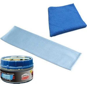 Oto Kaporta Tampon Çizik Giderici Pasta Cila Microfiber Kurulama Bezi Ve Mikrofiber Cam Bezi Seti