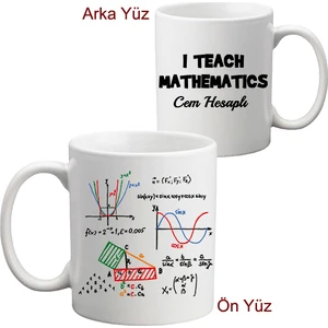 Matematik Öğretmenine Öğretmenler Günü Hediyesi Kupa Bardak