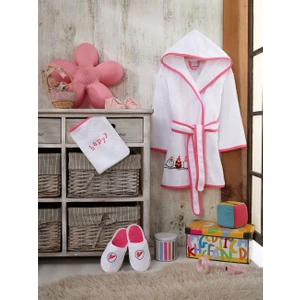 Z&R HOME Bambu 7-8 Yaş Çocuk Bornoz Seti - Pecora
