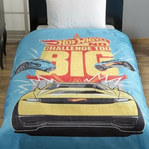 Lisanslı Tek Kişilik Battaniye - Hot Wheels