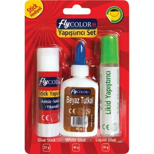 Fly Yapiştirici SET(21G STICK-30G Su BAZLI+40G Tutkal)