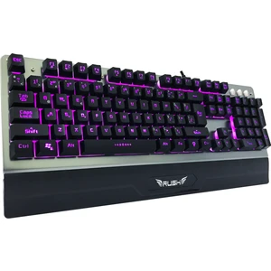 RK701 Metal Mekanik Hisli Işıklı Oyun Oyuncu Klavyesi Gamer