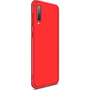 Samsung Galaxy A50 Kılıf Double Dip 360 Protective Kırmızı
