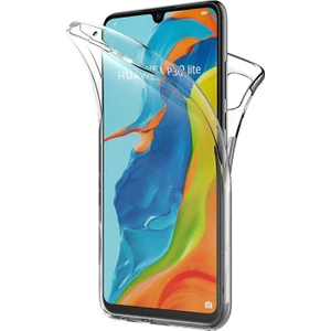 Huawei P30 Lite Kılıf 6 Tarafı Tam Full Koruma 360 Clear Soft Şeffaf