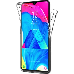 Samsung Galaxy M10 Kılıf 6 Tarafı Tam Full Koruma 360 Clear Soft Şeffaf