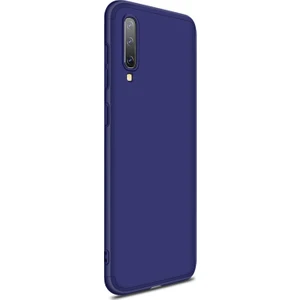 Samsung Galaxy A50 Kılıf Double Dip 360 Protective Lacivert