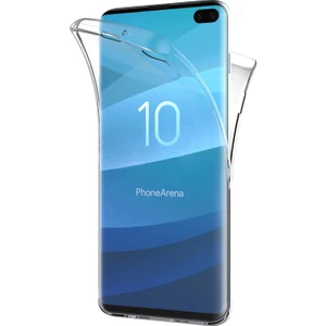 Samsung Galaxy S10 Plus Kılıf 6 Tarafı Tam Full Koruma 360 Clear Soft Şeffaf