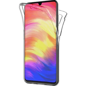 Xiaomi Redmi Note 7 Pro Kılıf 6 Tarafı Tam Full Koruma 360 Clear Soft Şeffaf