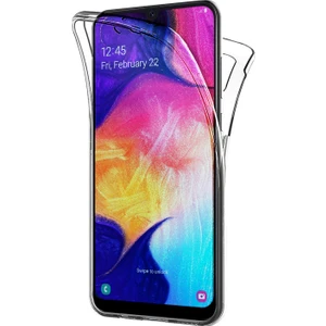 Samsung Galaxy A50 Kılıf 6 Tarafı Tam Full Koruma 360 Clear Soft Şeffaf