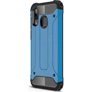 Samsung Galaxy A40 Kılıf Rugged Armor Mavi