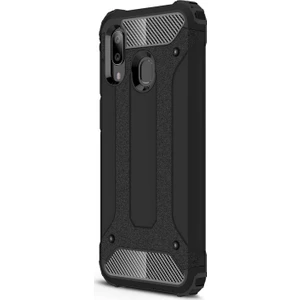 Samsung Galaxy A40 Kılıf Rugged Armor Siyah