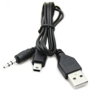 RT-897 USB To Aux 5pi̇n Müzi̇k Kutu Şarj Kablosu