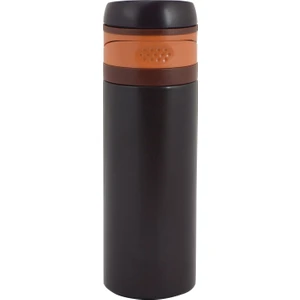 Dual Secure 400 Ml Çelik Termos Matara - Kahverengi