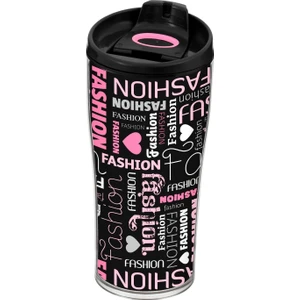 440 Ml Fashion Desenli Konik Kahve Kupası (Mug)