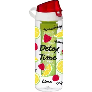 Tropic Çilek Baskılı İNfuserli Detox Matara - Como Kapak