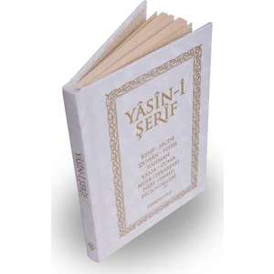 Yasini Şerif Cep Boy | Ciltli Beyaz Kapak