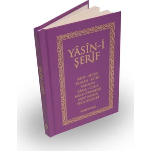 Yasini Şerif Cep Boy | Ciltli Mor Kapak